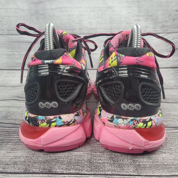 ASICS Gel Kayano 21 Black Multi Running Shoe T4H7Q Womens 9 US - Picture 4 of 8